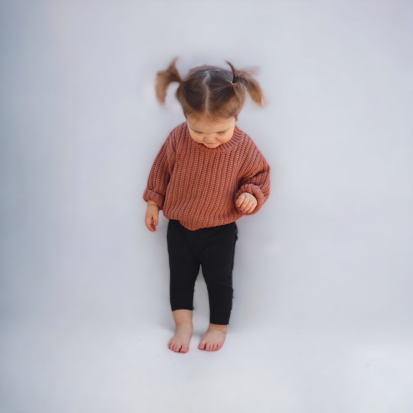 Chunky Knit Jumper - Rust