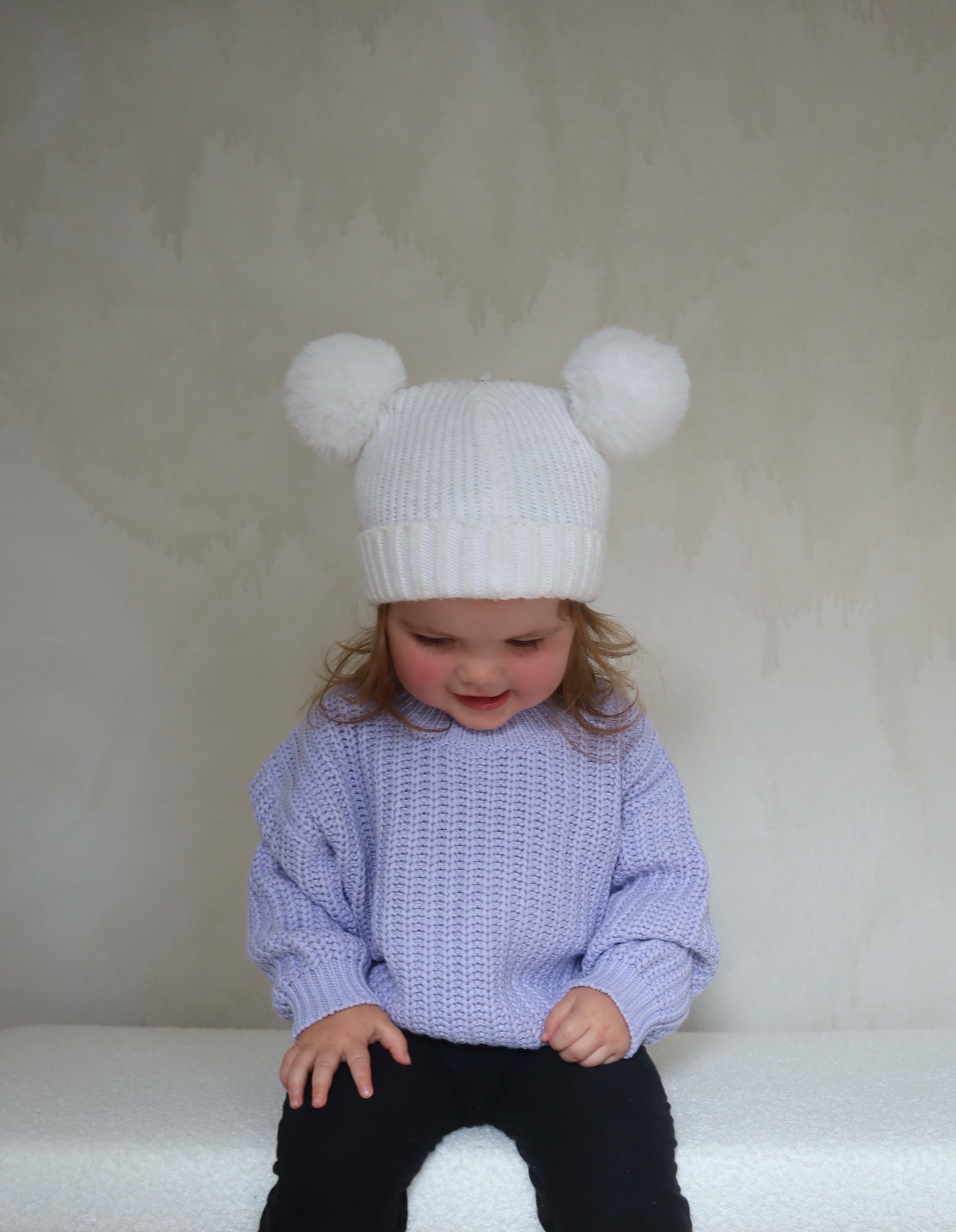 Chunky Knit Jumper - Lilac