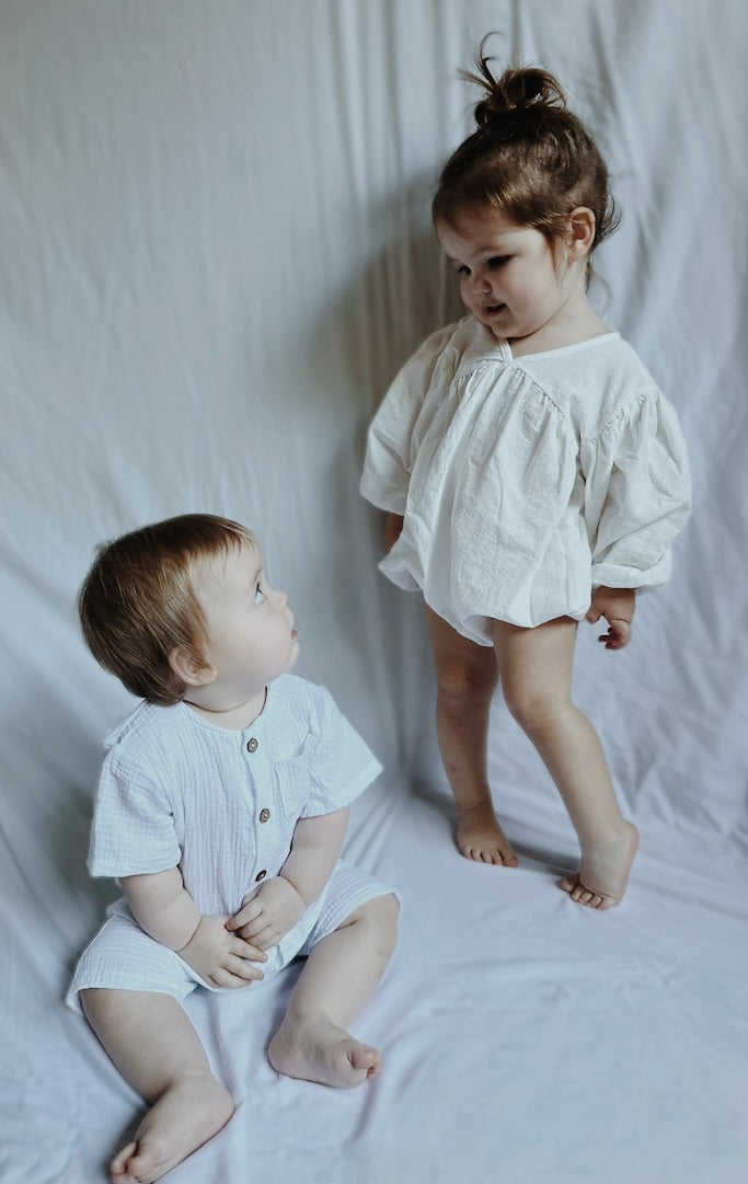 Linen Bubble Romper