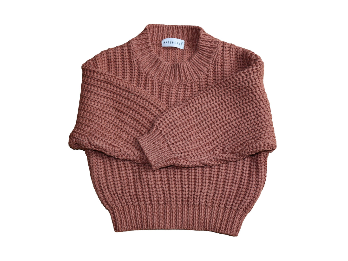 Chunky Knit Jumper - Rust