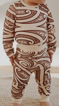 Chocolate Brown ribbed set
