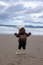 Tangata Whenua Hoodie - Kids (Chocolate Brown)
