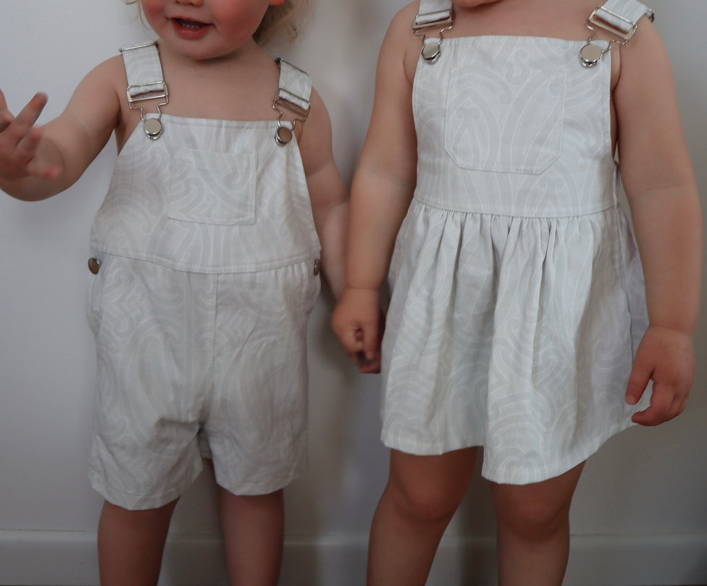 Grey Overalls (short)