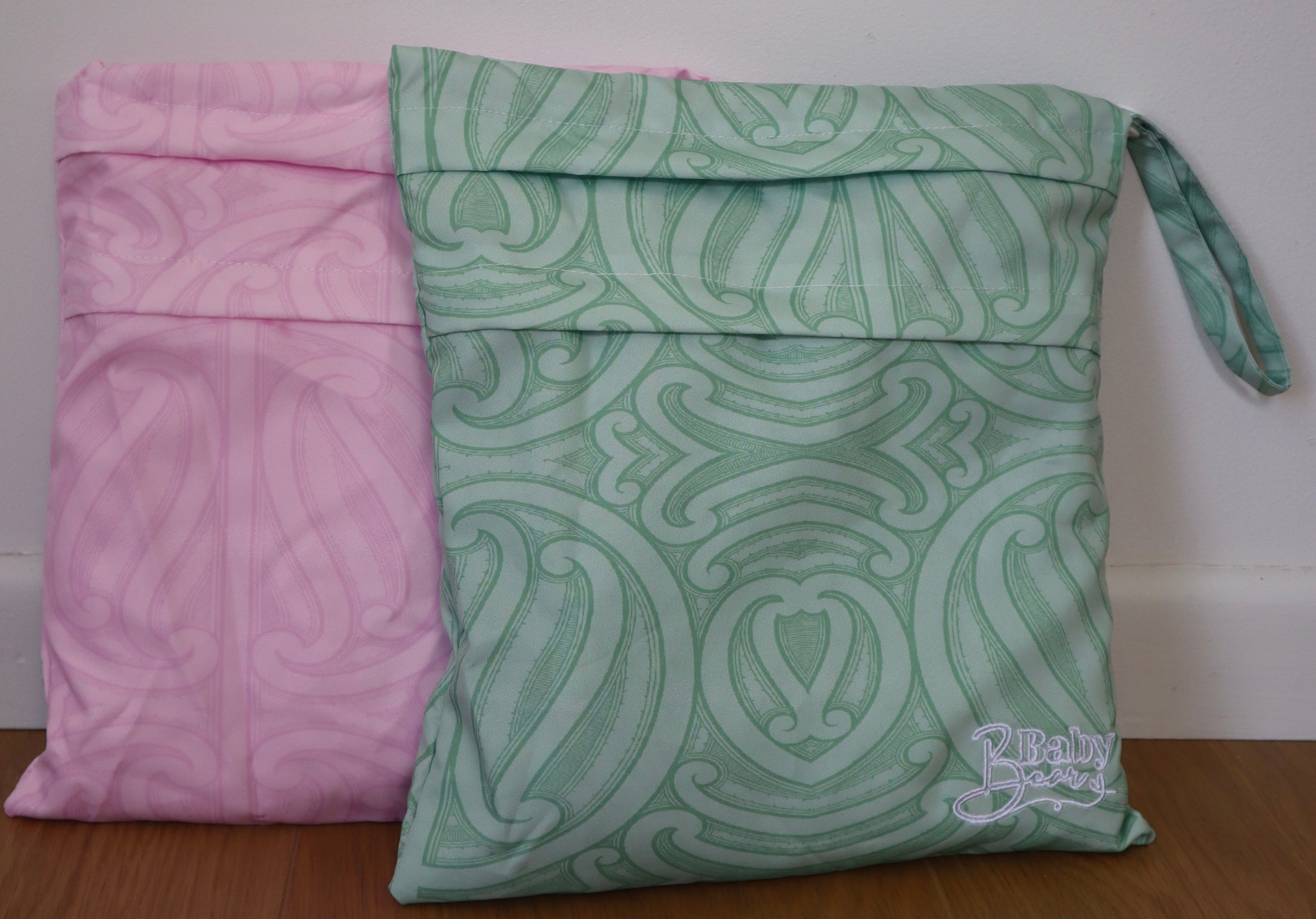 Double zipped bag (Green)