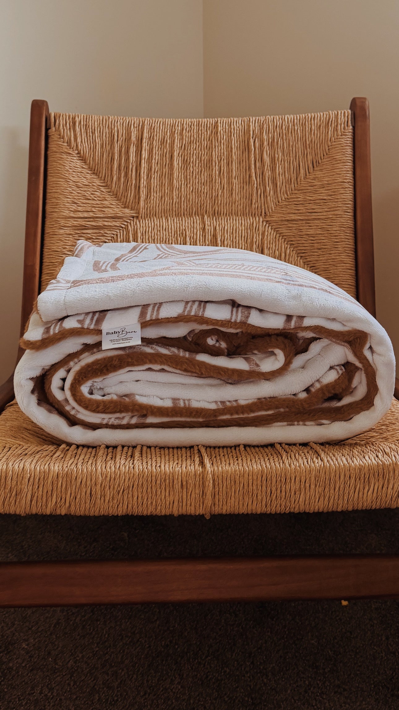 Faux fur throw blanket (Large)