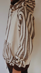 Tūhono Adult Hoodie -Chocolate