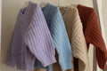 Chunky Knit Jumper - Sky Blue
