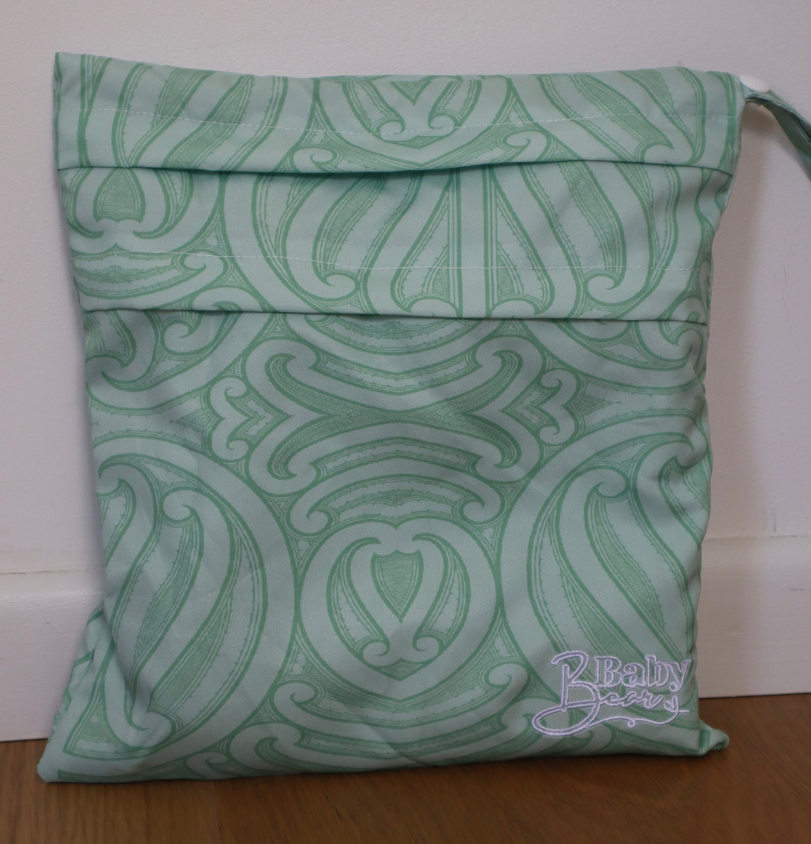 Double zipped bag (Green)