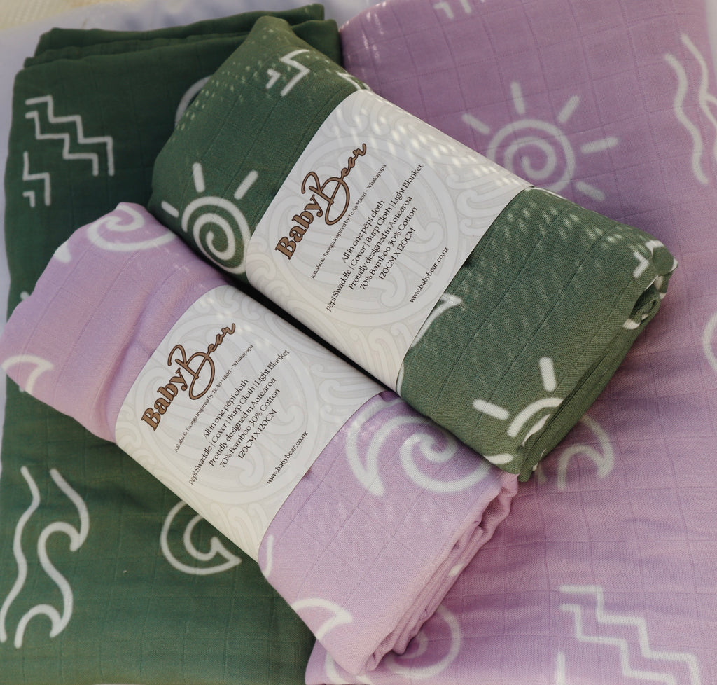 Muslin Blanket - Forest Green