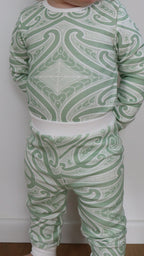 Sage ribbed set
