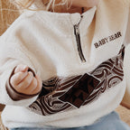 Sherpa Quarter Zip - Cream