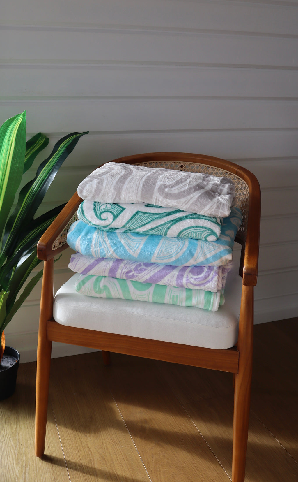 Māori Minky Blanket -Large