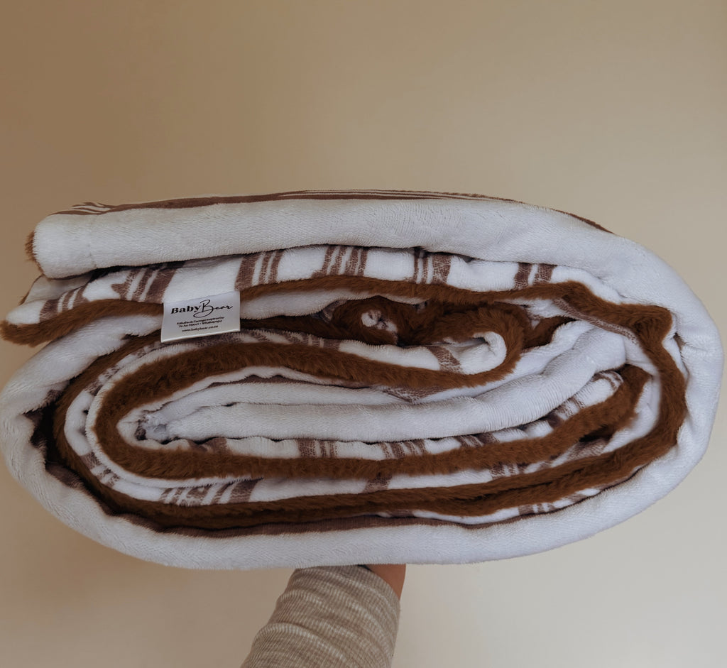 Faux fur throw blanket (Small)