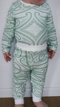 Sage ribbed set