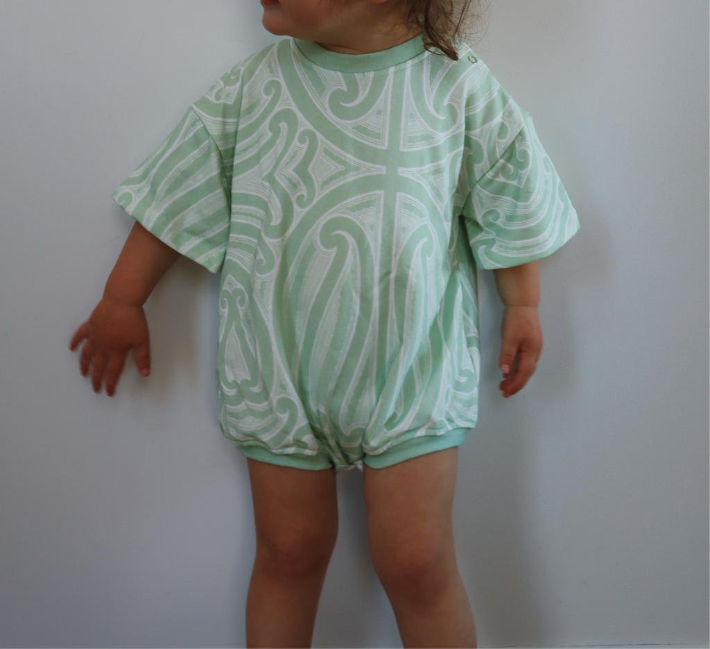 Oversized Sage romper