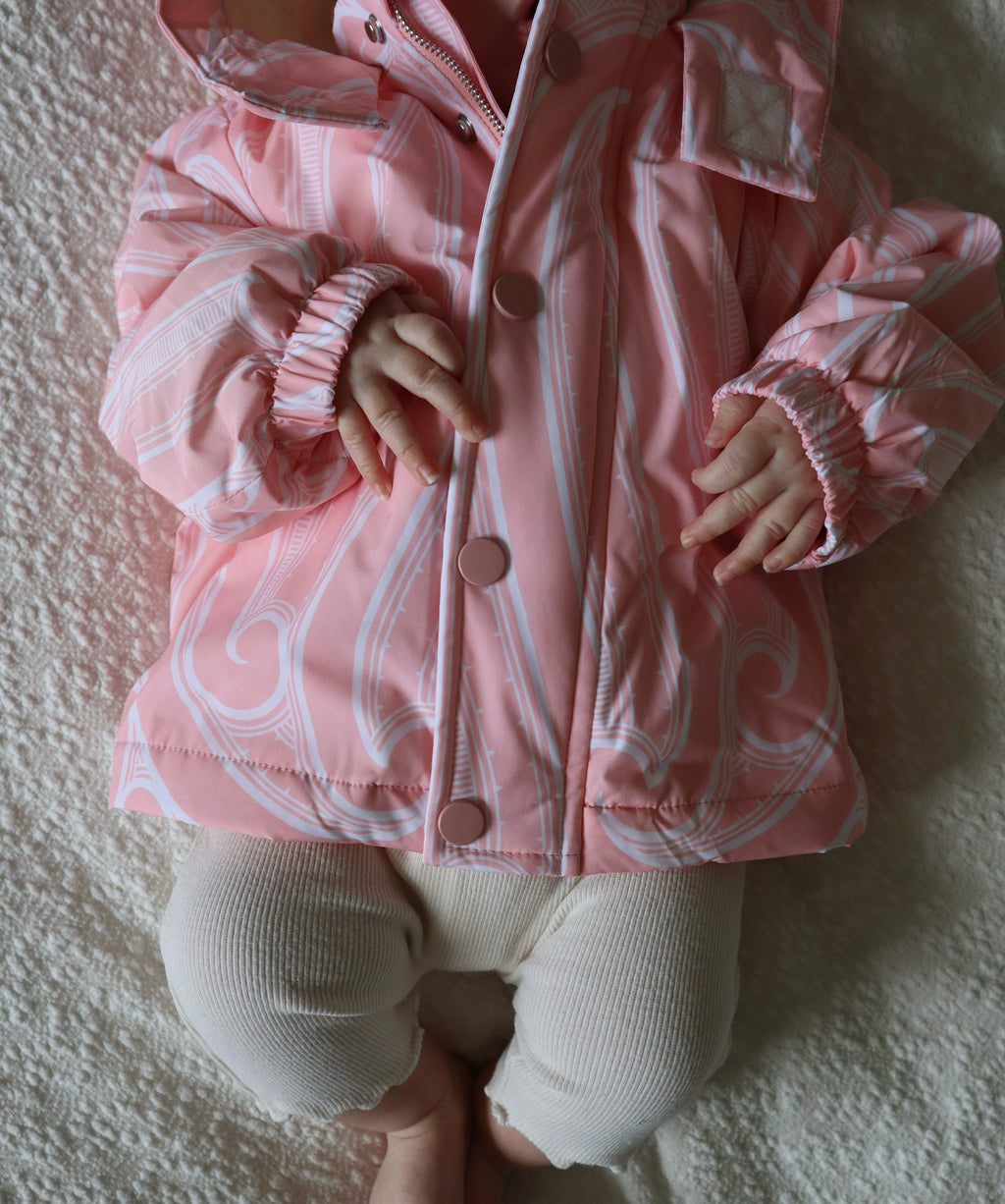 Tūhono Rain Jacket Māwhero (Pink)