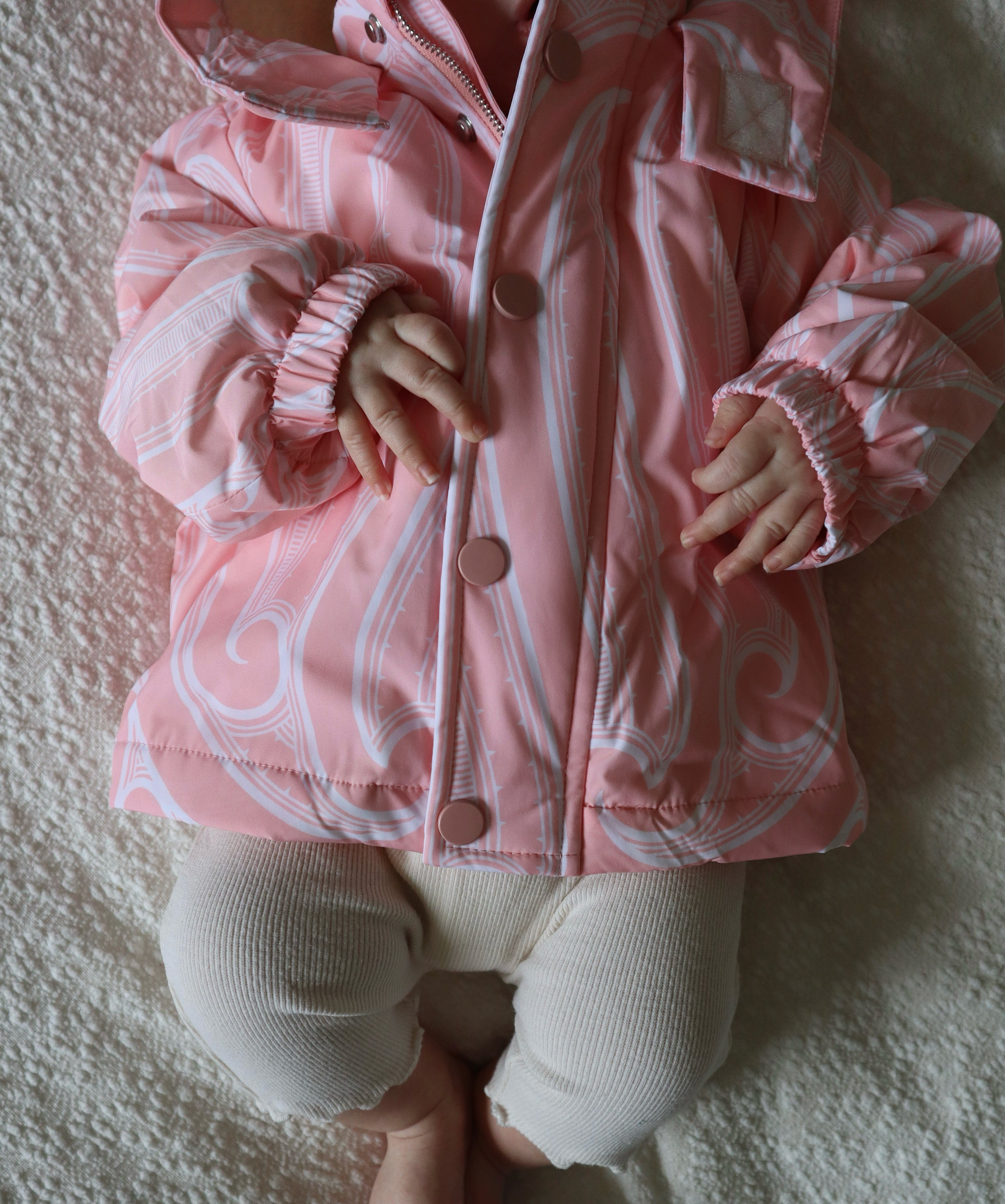 Tūhono Rain Jacket Māwhero (Pink)