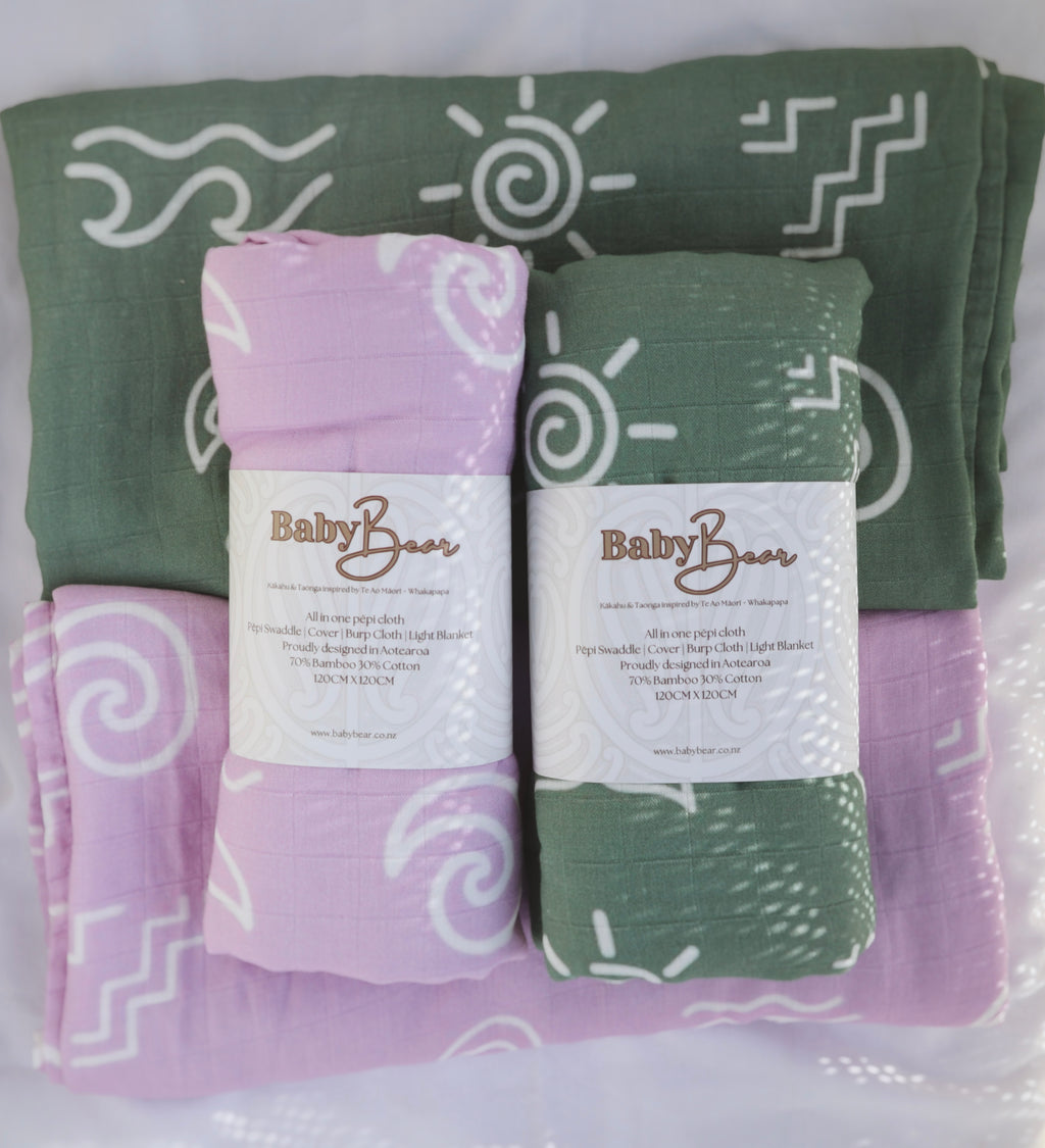 Muslin Blanket - Forest Green