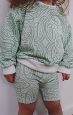 Crewneck + Bike short SET