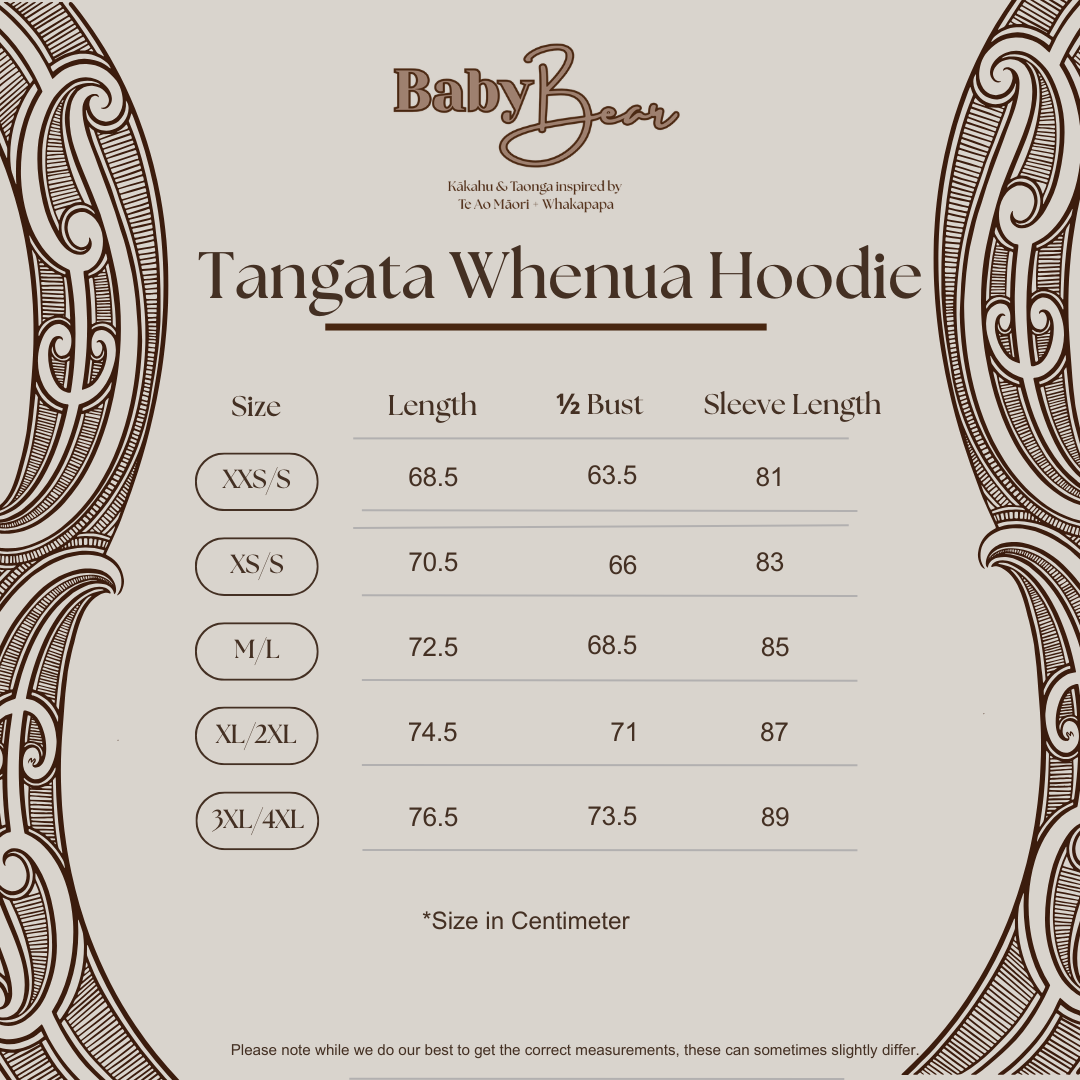 (PRE-ORDER) Tangata Whenua Hoodie - Adults
