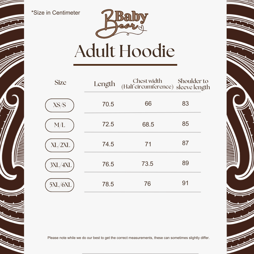Tūhono Adult Hoodie -Chocolate