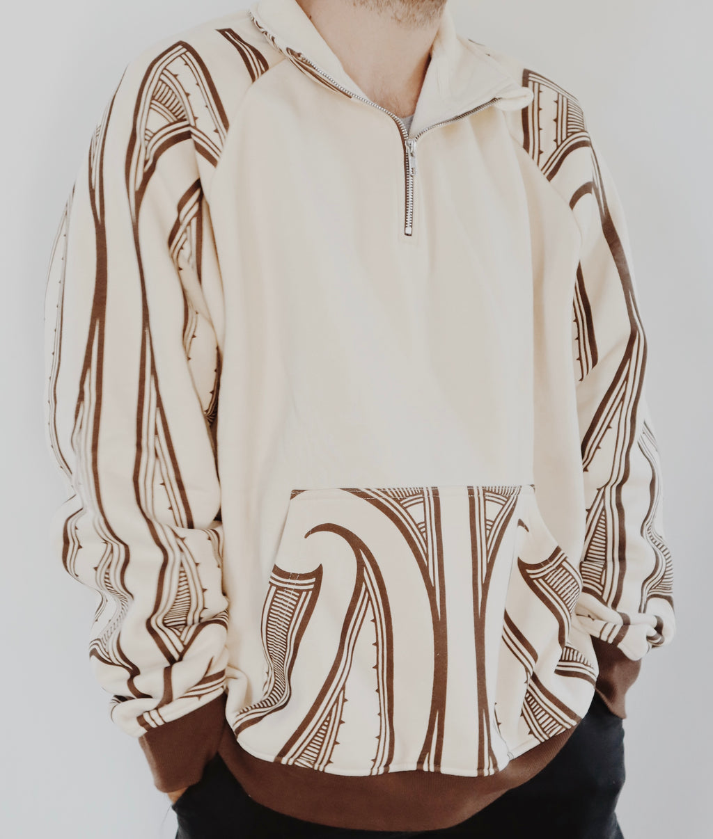 Adults Quarter Zip Crewneck (PREORDER)