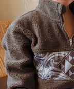 Sherpa Quarter Zip - Stone