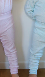 Baby Blue Ribbed Set
