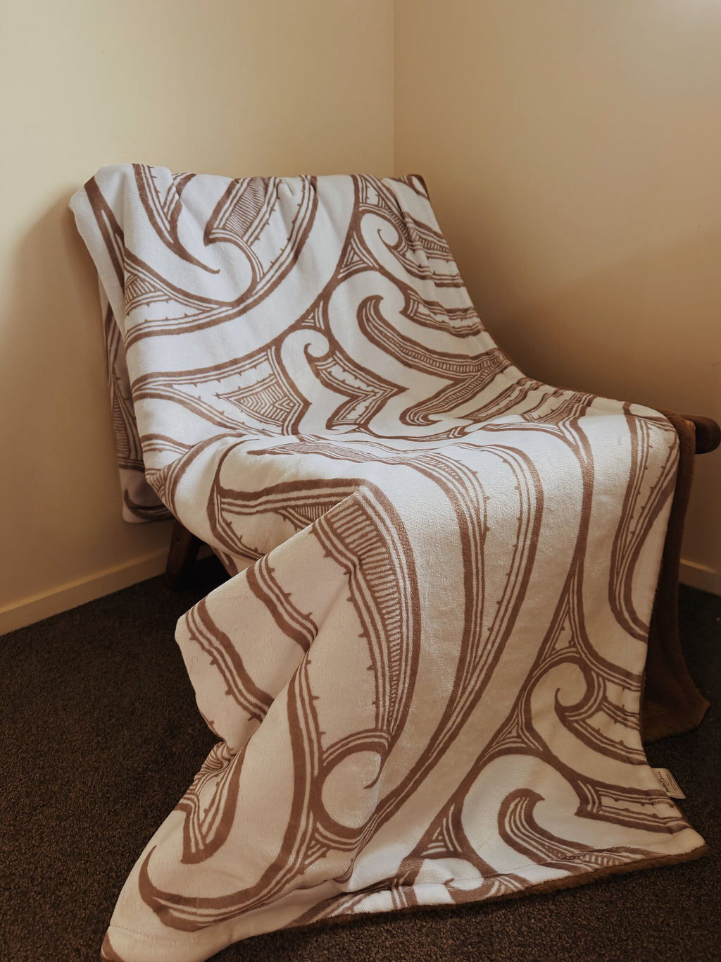 Faux fur throw blanket (Small)