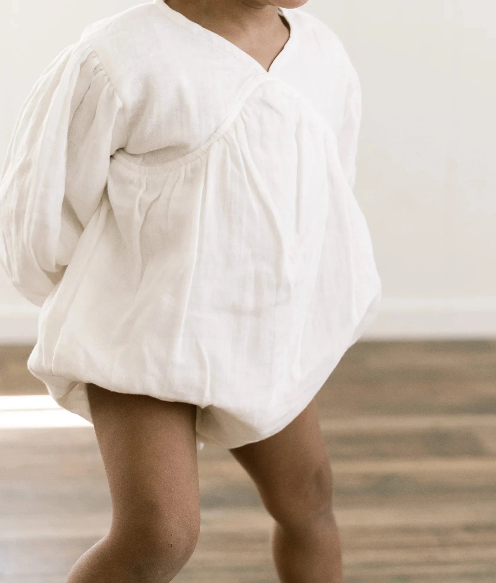 Linen Bubble Romper
