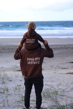 Tangata Whenua Hoodie - Kids (Chocolate Brown)