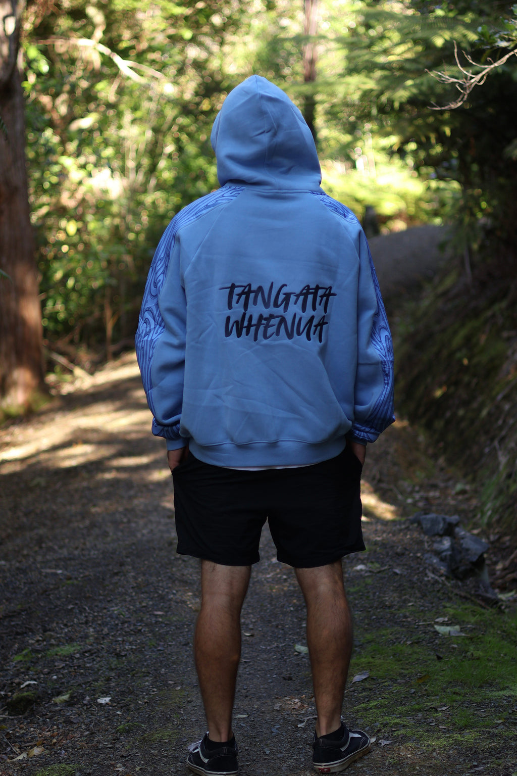 Tangata Whenua Hoodie - Adults (Sky Blue)