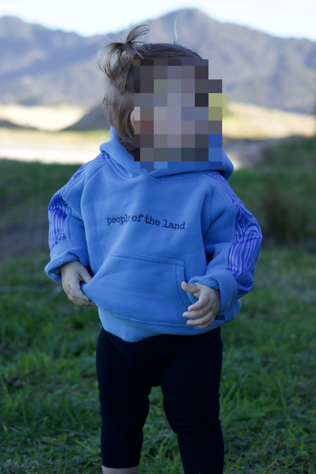 Tangata Whenua Hoodie - Adults (Sky Blue)