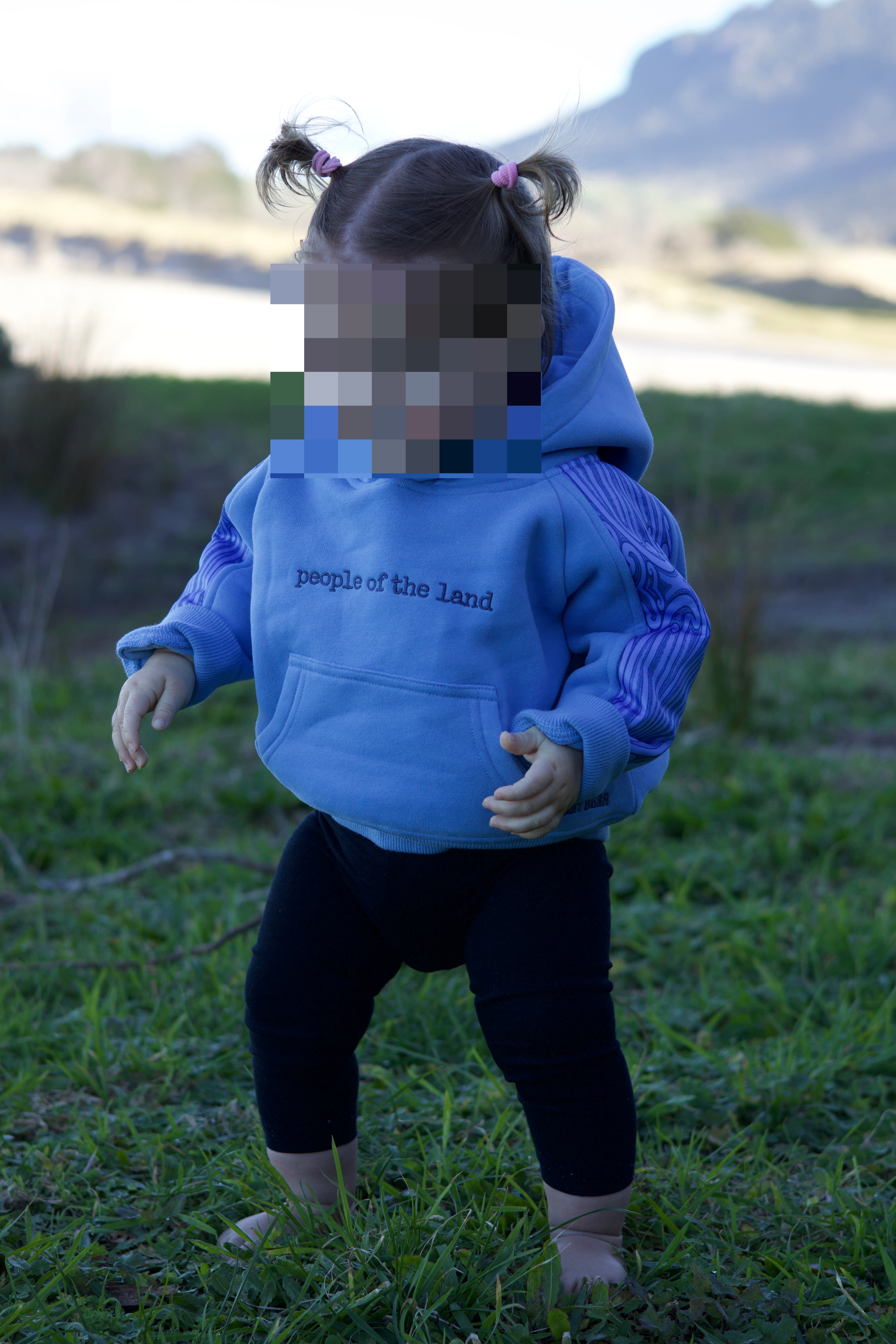 Tangata Whenua Hoodie - Kids (Sky Blue)
