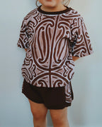Terry Chocolate Two Piece Set