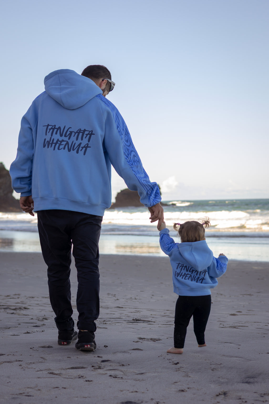 Tangata Whenua Hoodie - Adults (Sky Blue)