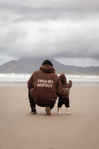 Tangata Whenua Hoodie - Kids (Chocolate Brown)