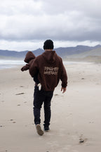Tangata Whenua Hoodie - Kids (Chocolate Brown)