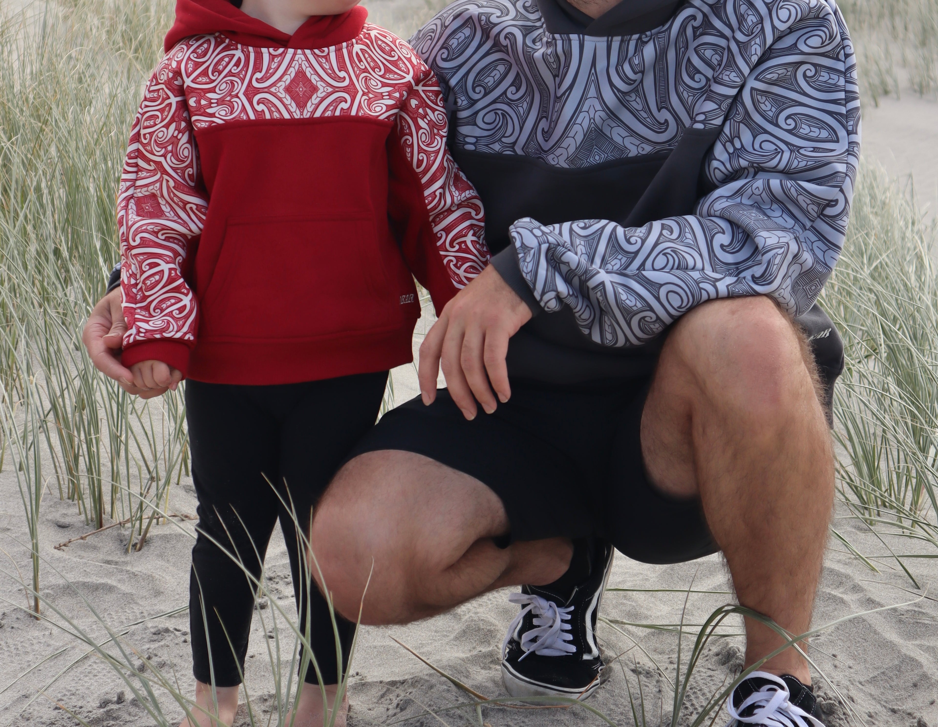 Whakapapa Hoodie - Stone Grey